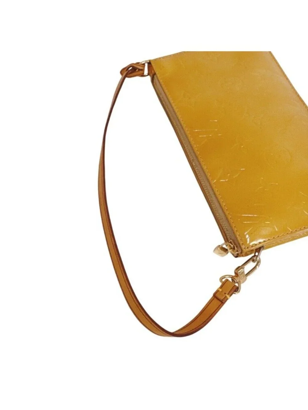 Louis Vuitton Lexington Monogram Vernis Handbag Yellow